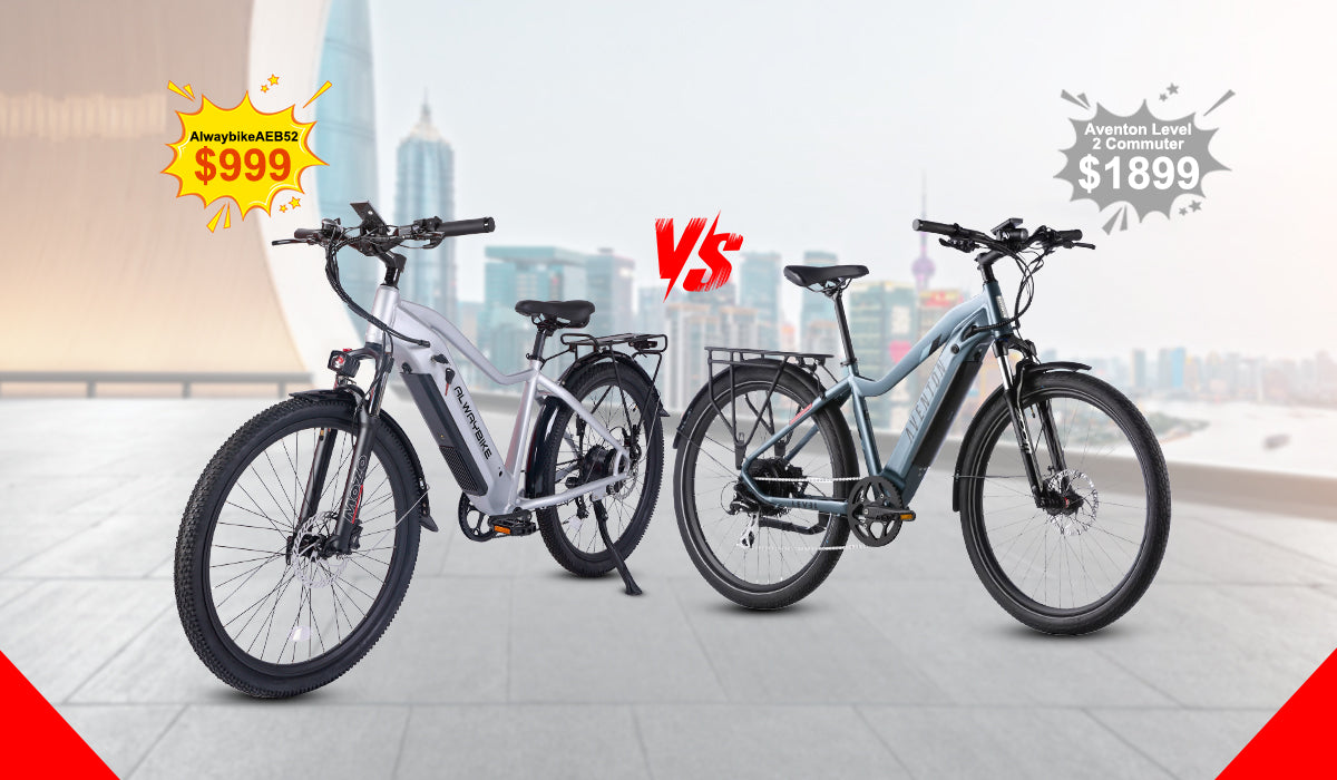 Alwaybike AEB52 vs Aventon Level 2 Commuter Ebike: Which is Better? - ALWAYBIKE
